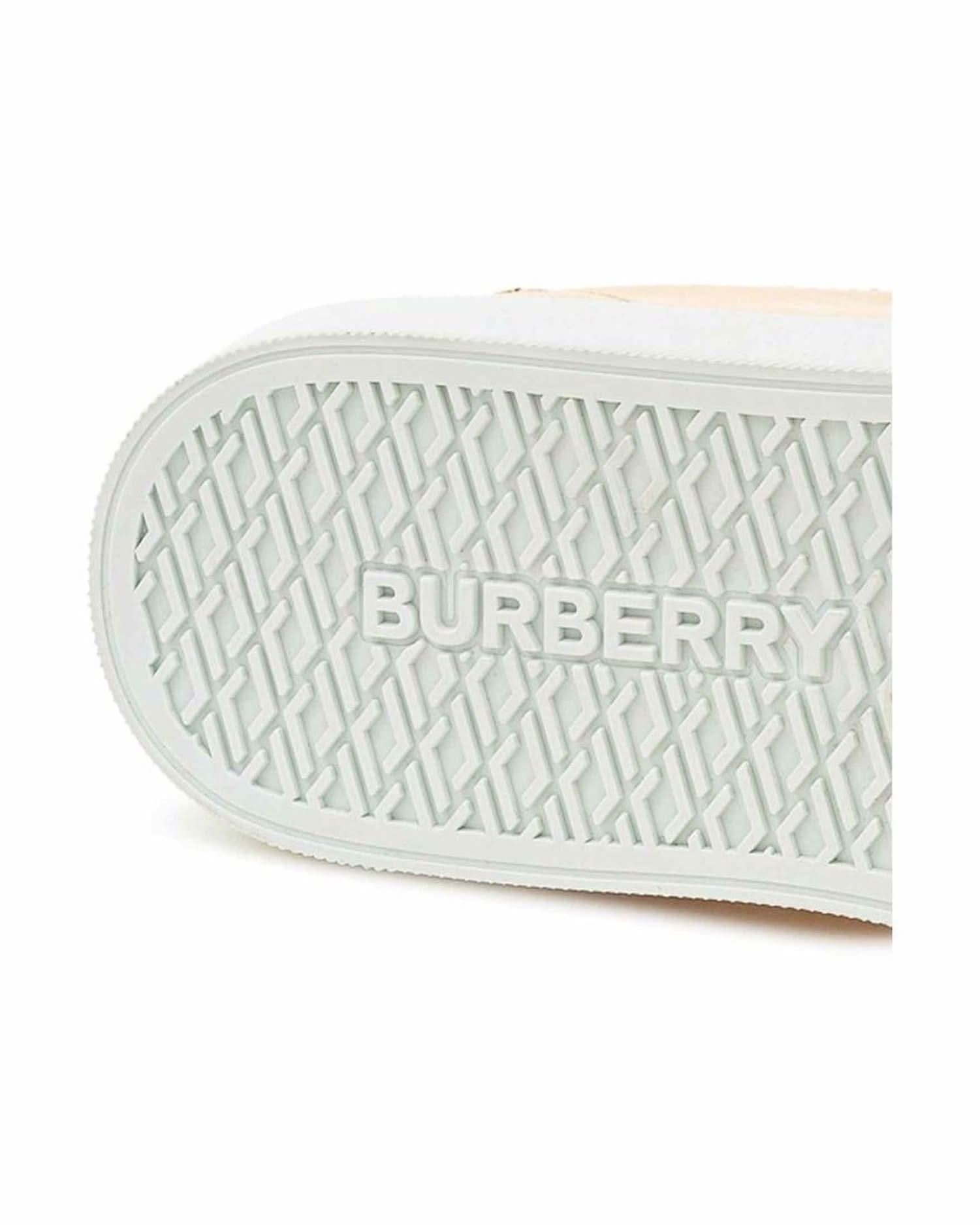 Burberry Leather Pink Sneaker Sneakers