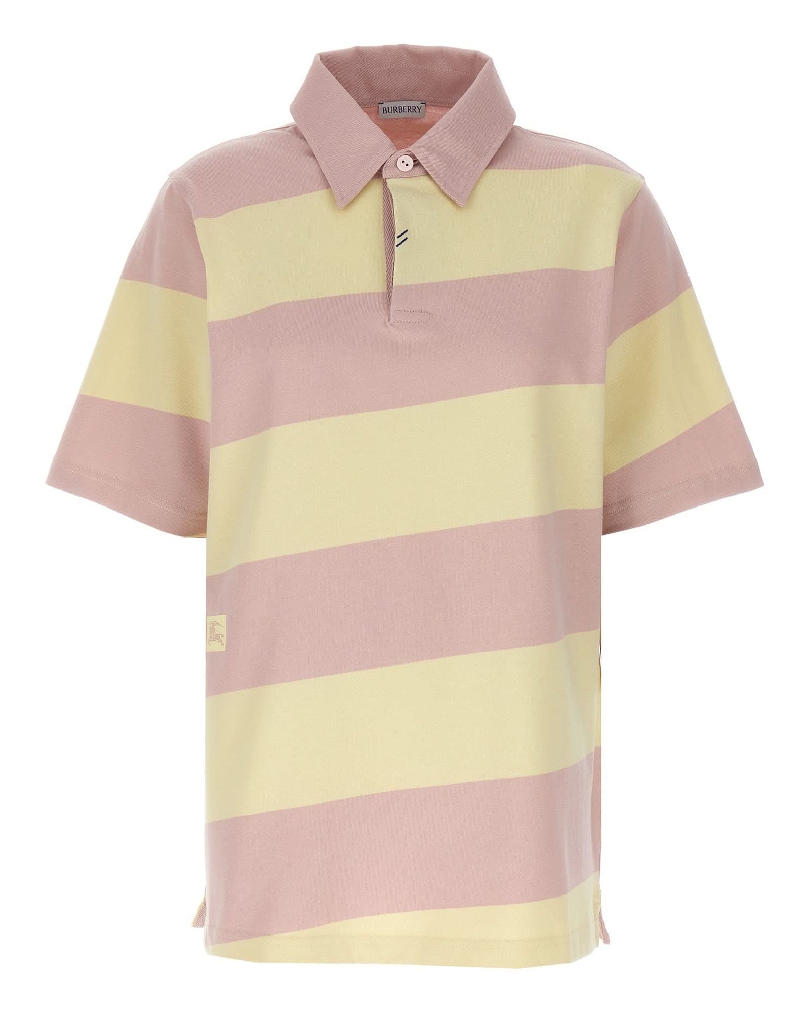 Burberry Logo Striped Polo Shirt Glam Steals