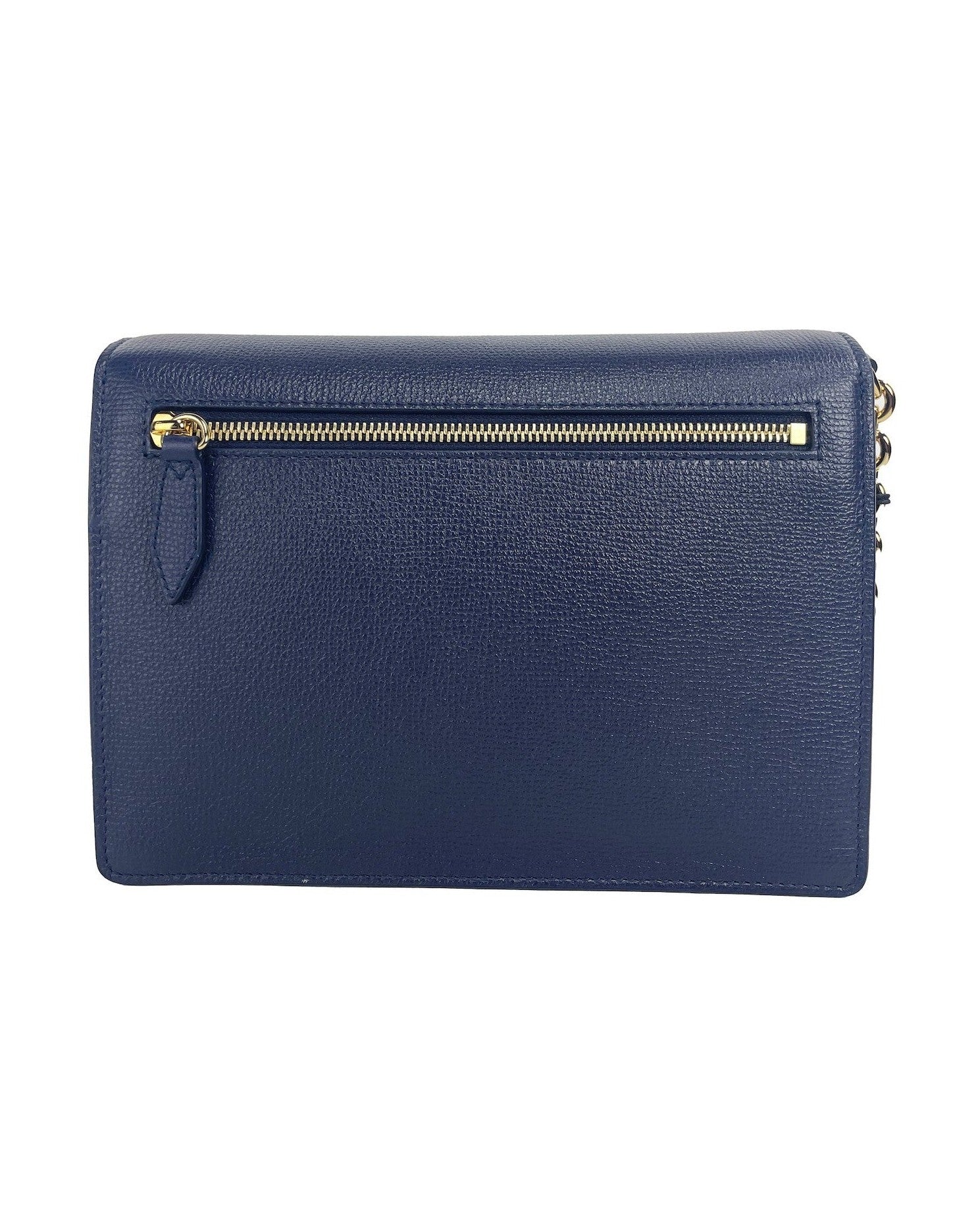 Burberry Macken Small Regency House Check Leather Crossbody Blue Bag Glam Steals