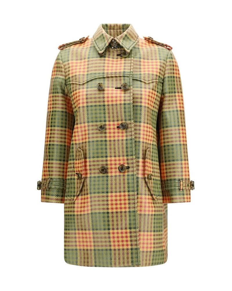 Burberry Multicolor Polyester Coat Glam Steals
