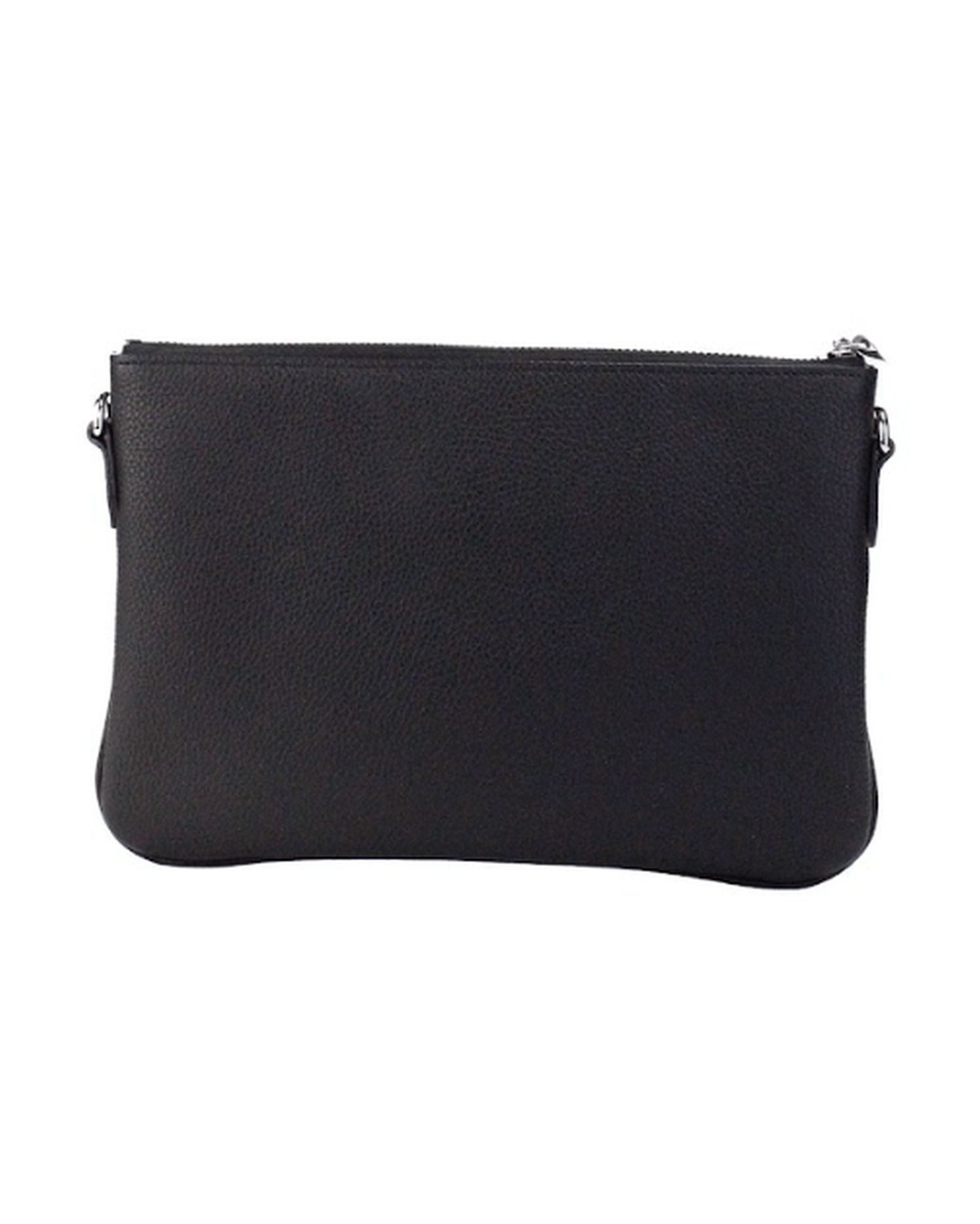 Burberry Peyton Monogram Leather Pouch Crossbody Bag Black Purse Glam Steals