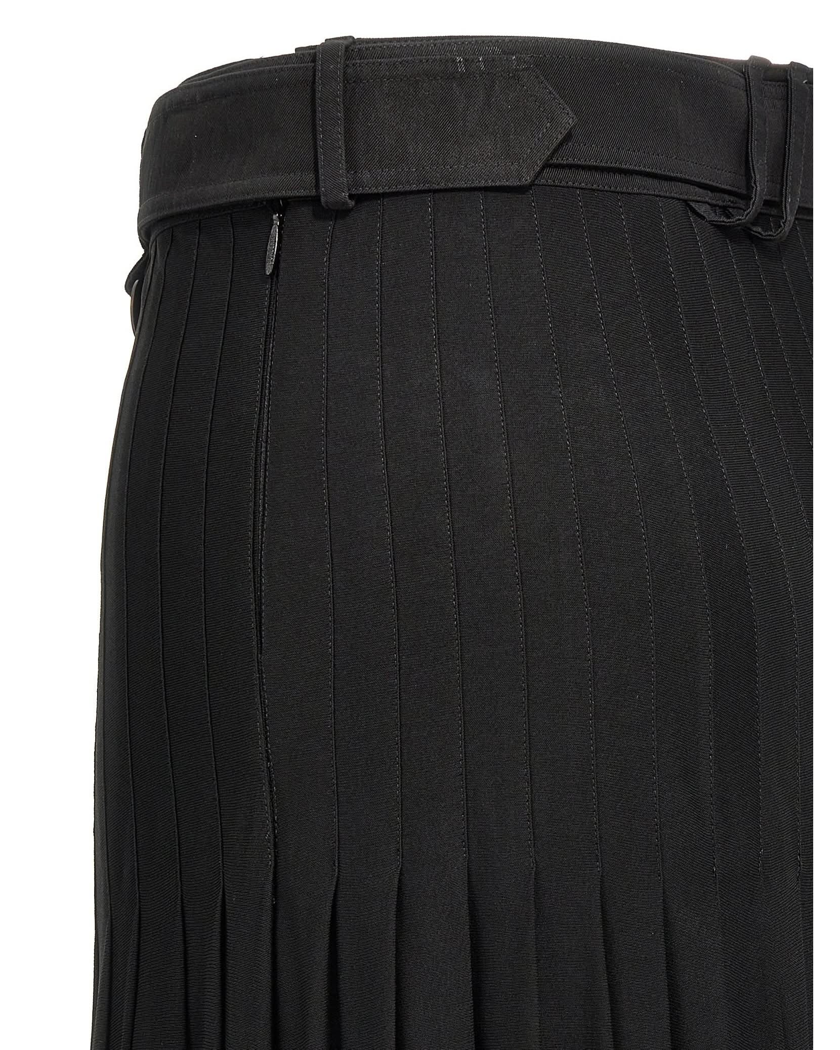 Burberry Pleated Skirt Glam Steals