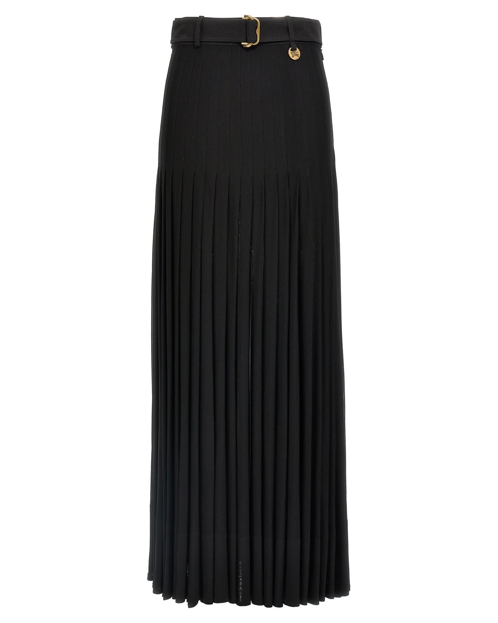 Burberry Pleated Skirt Glam Steals