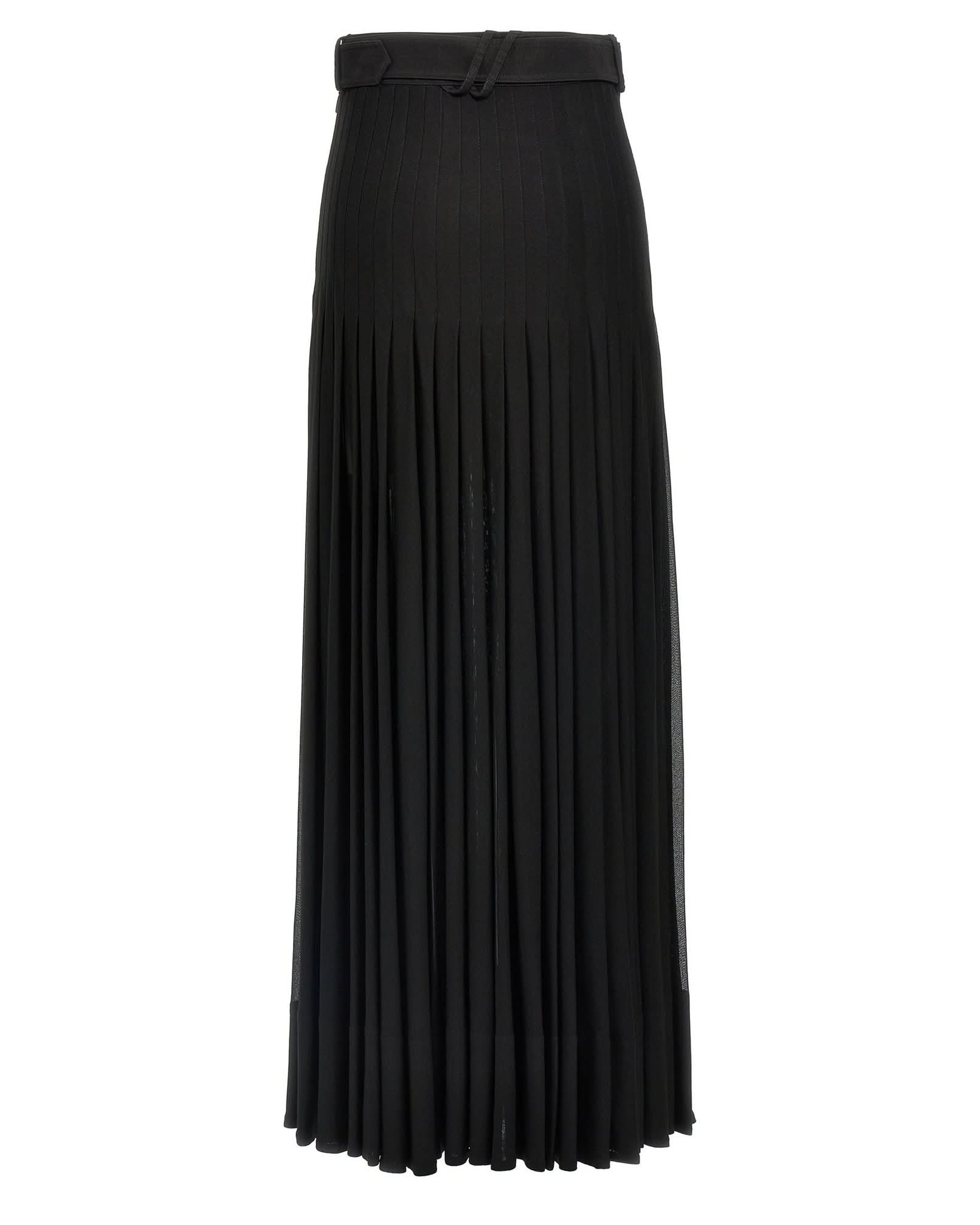 Burberry Pleated Skirt Glam Steals