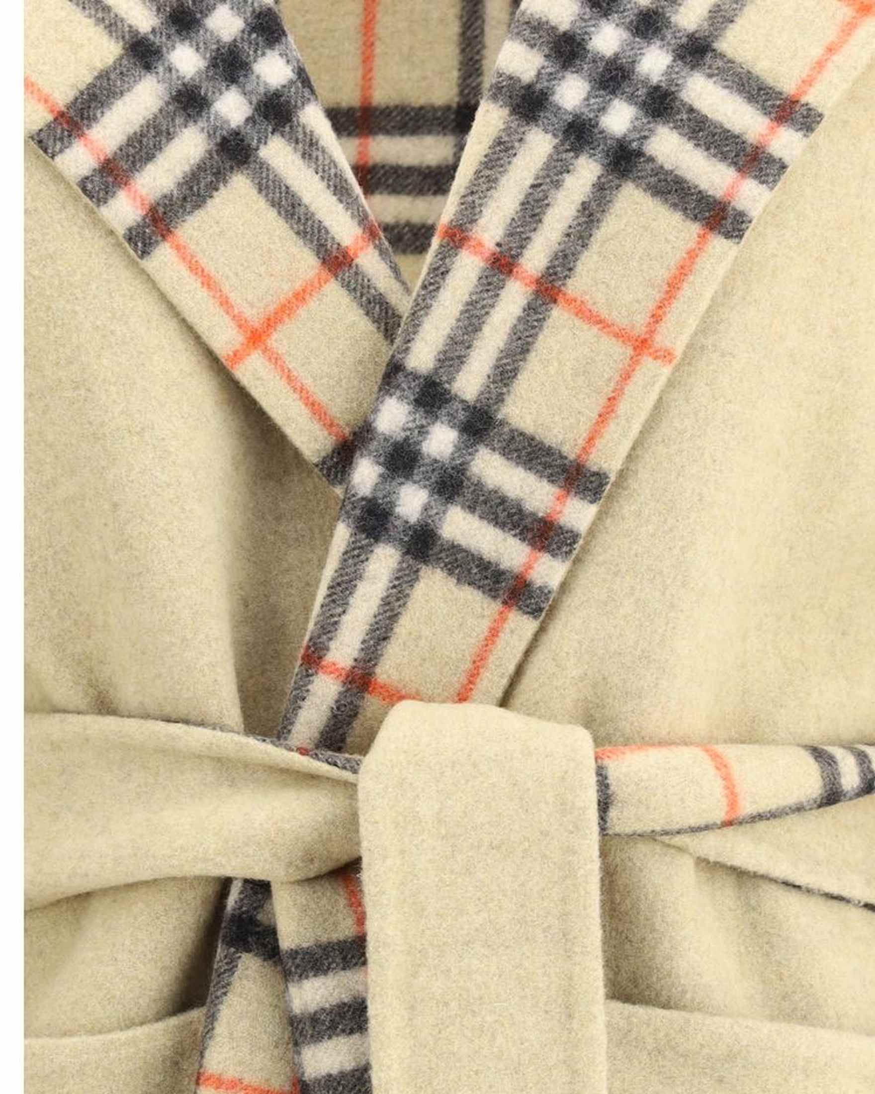Burberry Reversible Wool Robe Coat Glam Steals