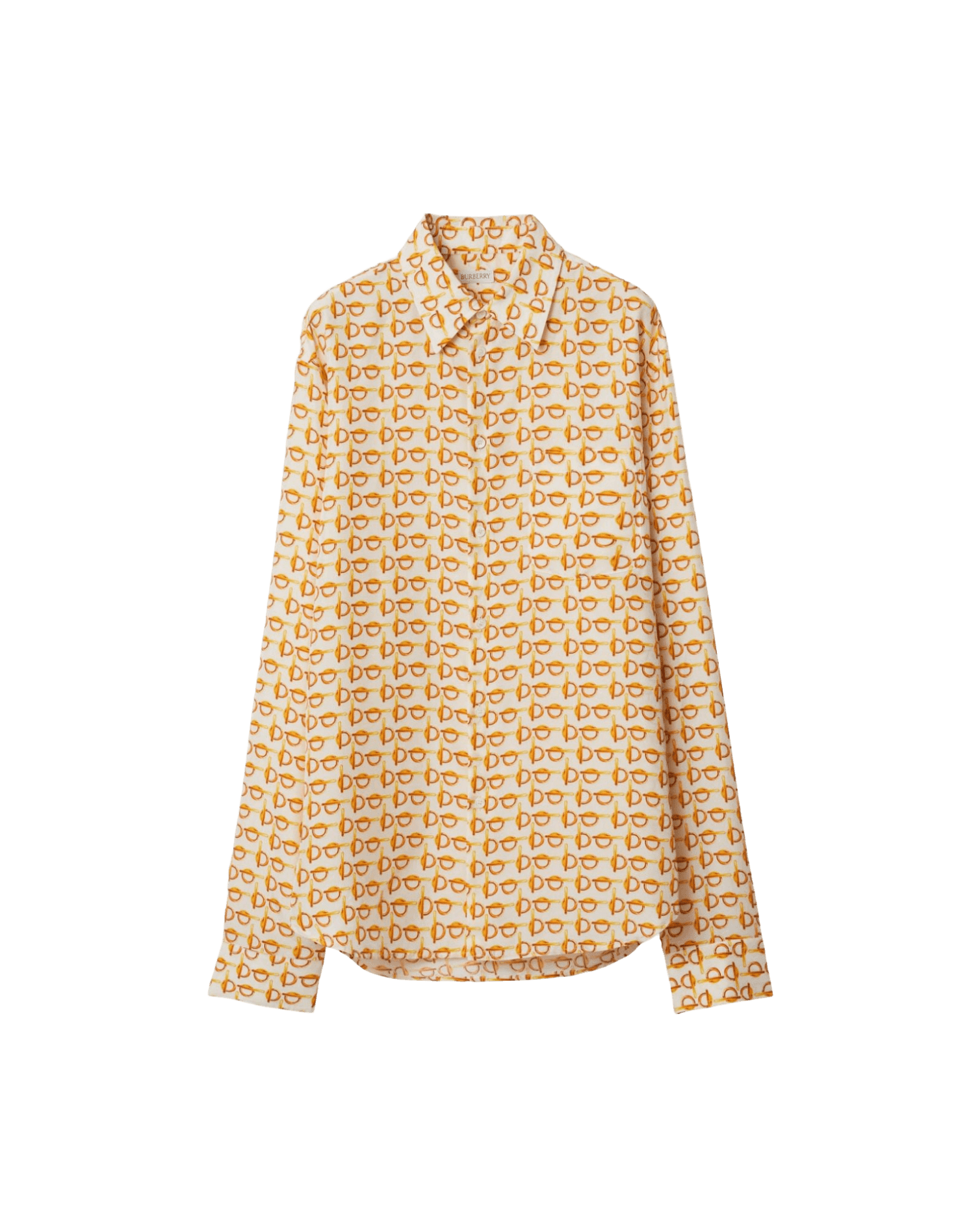 Burberry B Silk Shirt Shirts
