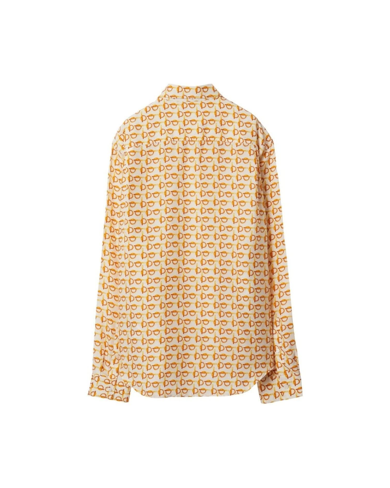 Burberry B Silk Shirt Shirts