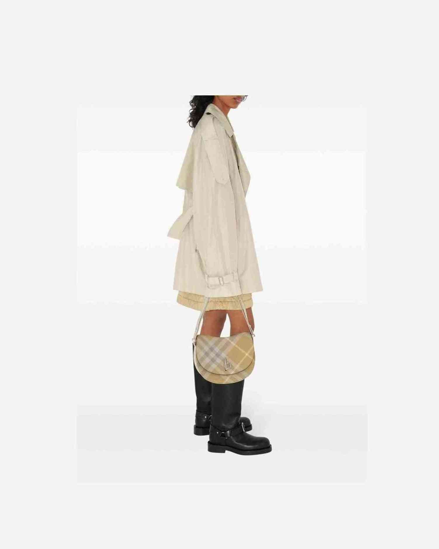 Burberry Silk Short Trench Coat Glam Steals