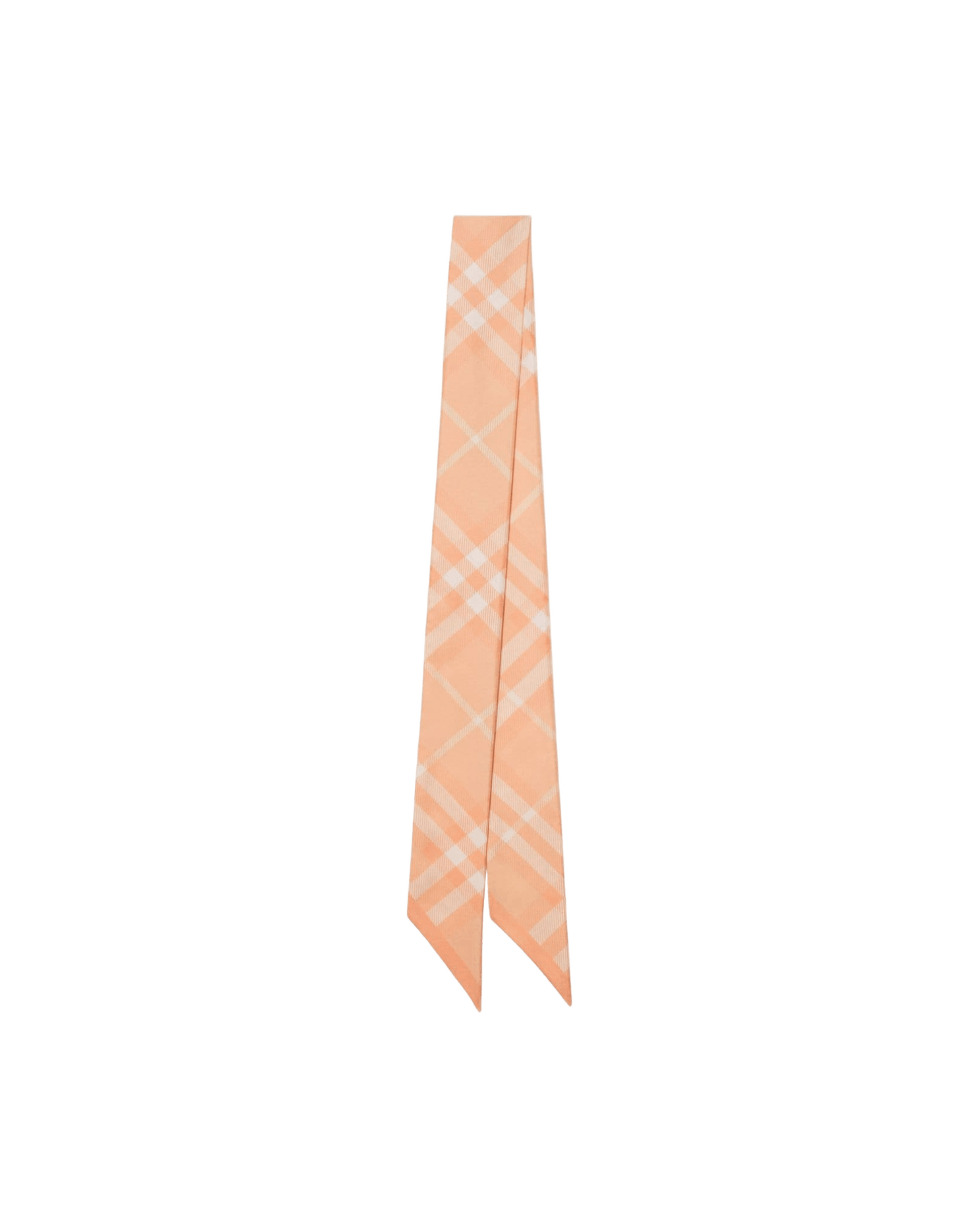 Burberry Silk Skinny Check Scarf Glam Steals