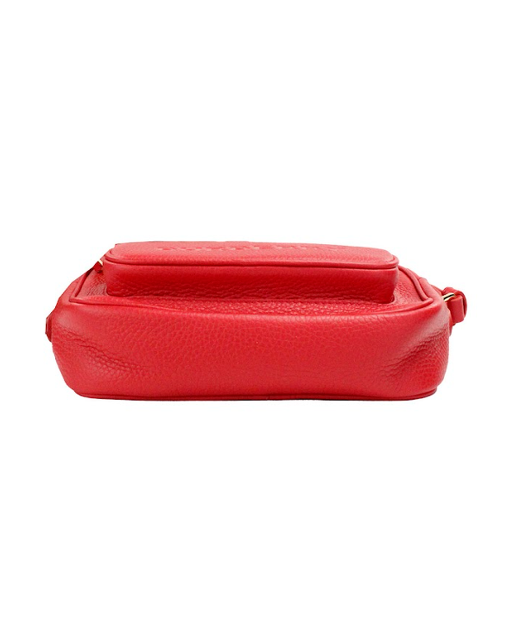 Burberry Small Branded Bright Grainy Leather Camera Crossbody Red Bag Glam Steals