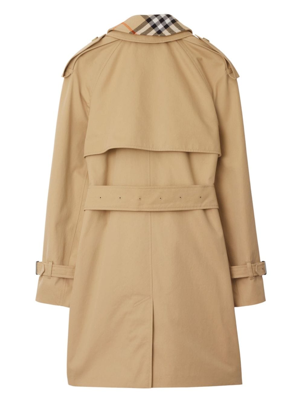 Burberry Trench Coat with Vintage Check Motif Glam Steals