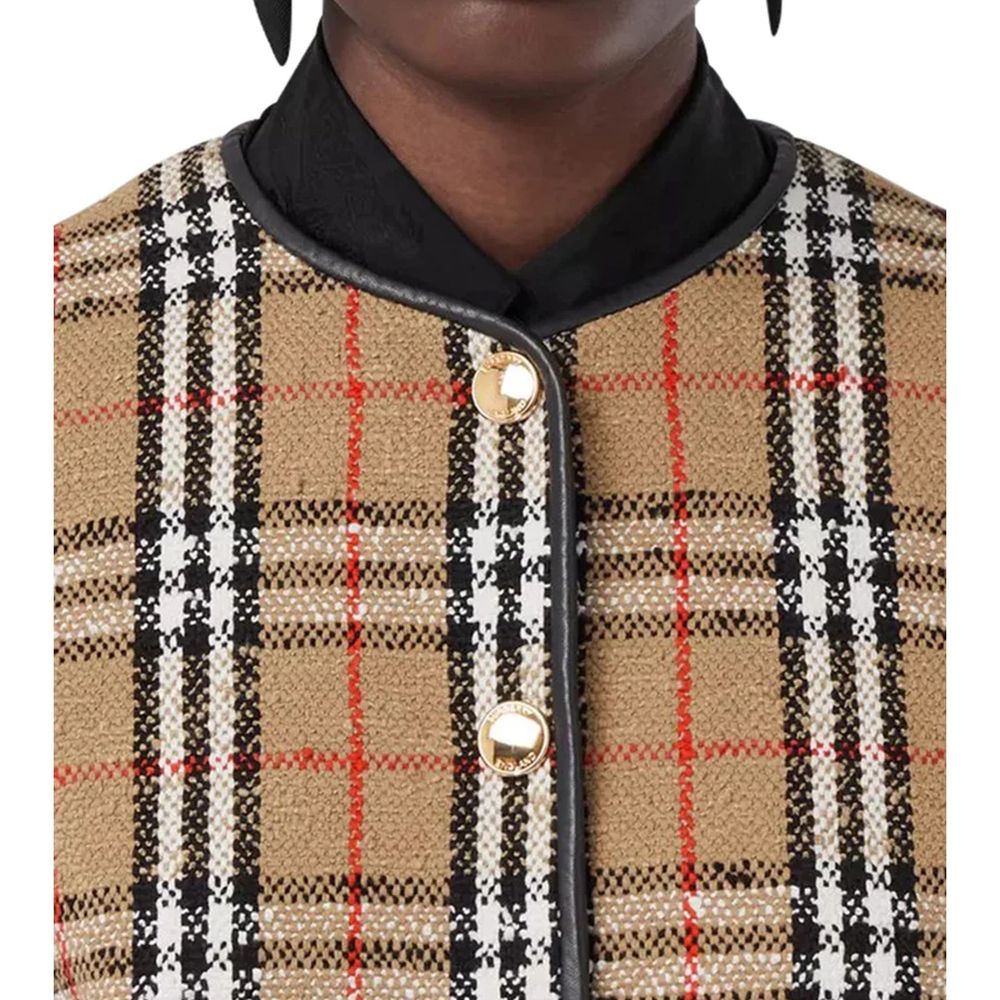 Burberry Vintage Check Motif Jacket Glam Steals