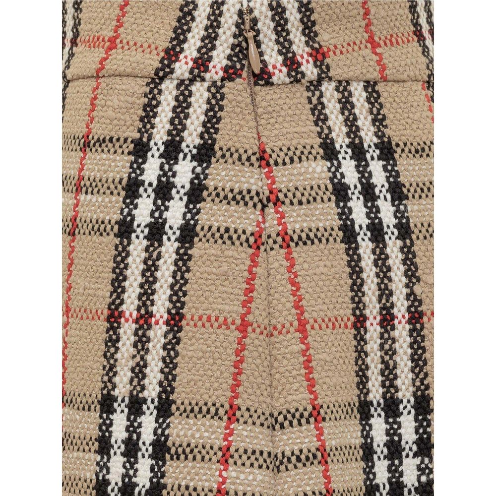 Burberry Vintage Pattern Mini Skirt Glam Steals