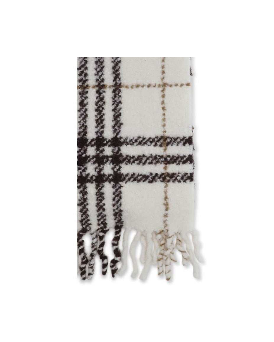 Burberry White Alpaca Vicugna Pacos Scarf Glam Steals