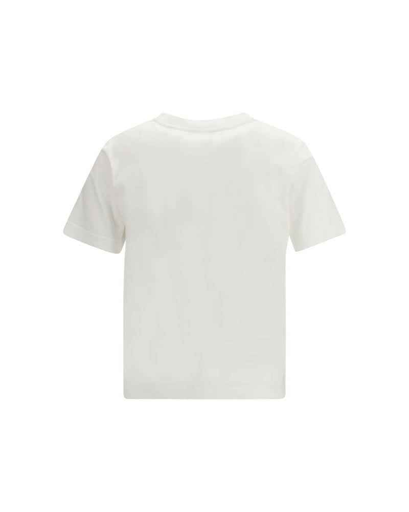 Burberry White Cotton T-Shirt