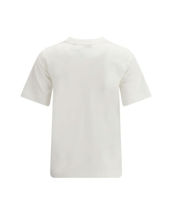 Burberry White Cotton T-Shirt T-Shirts