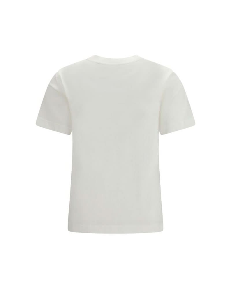 Burberry White Cotton T-shirt Glam Steals