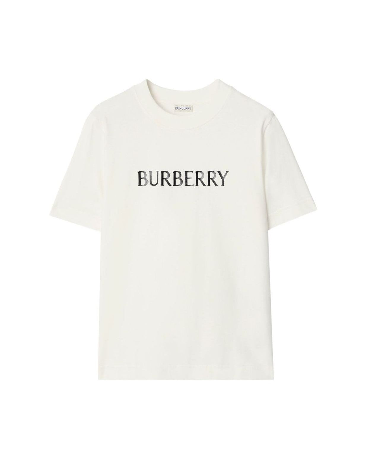Burberry White Polo T-shirt Glam Steals