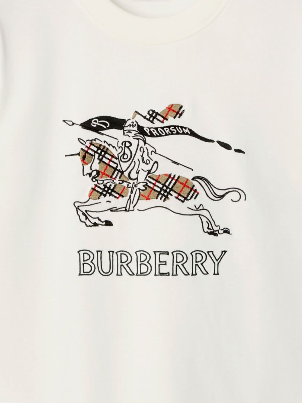 Burberry White Polo T-Shirt T-Shirts