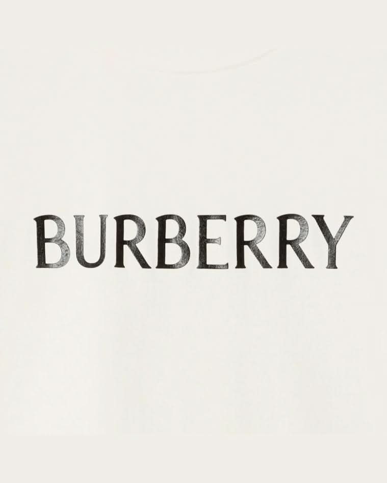 Burberry White Polo T-Shirt Topwear