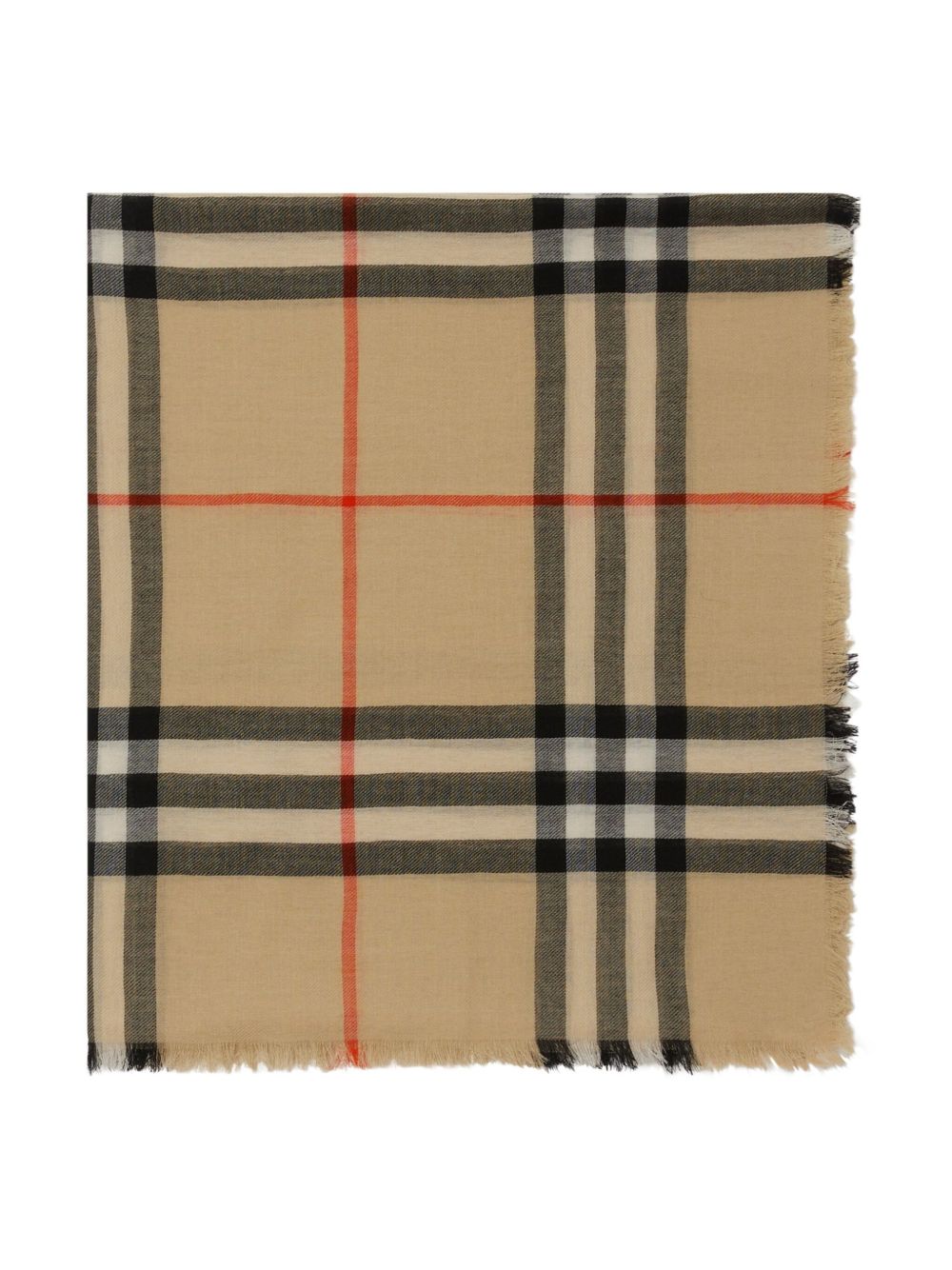 Burberry Wool Check Scarf Glam Steals