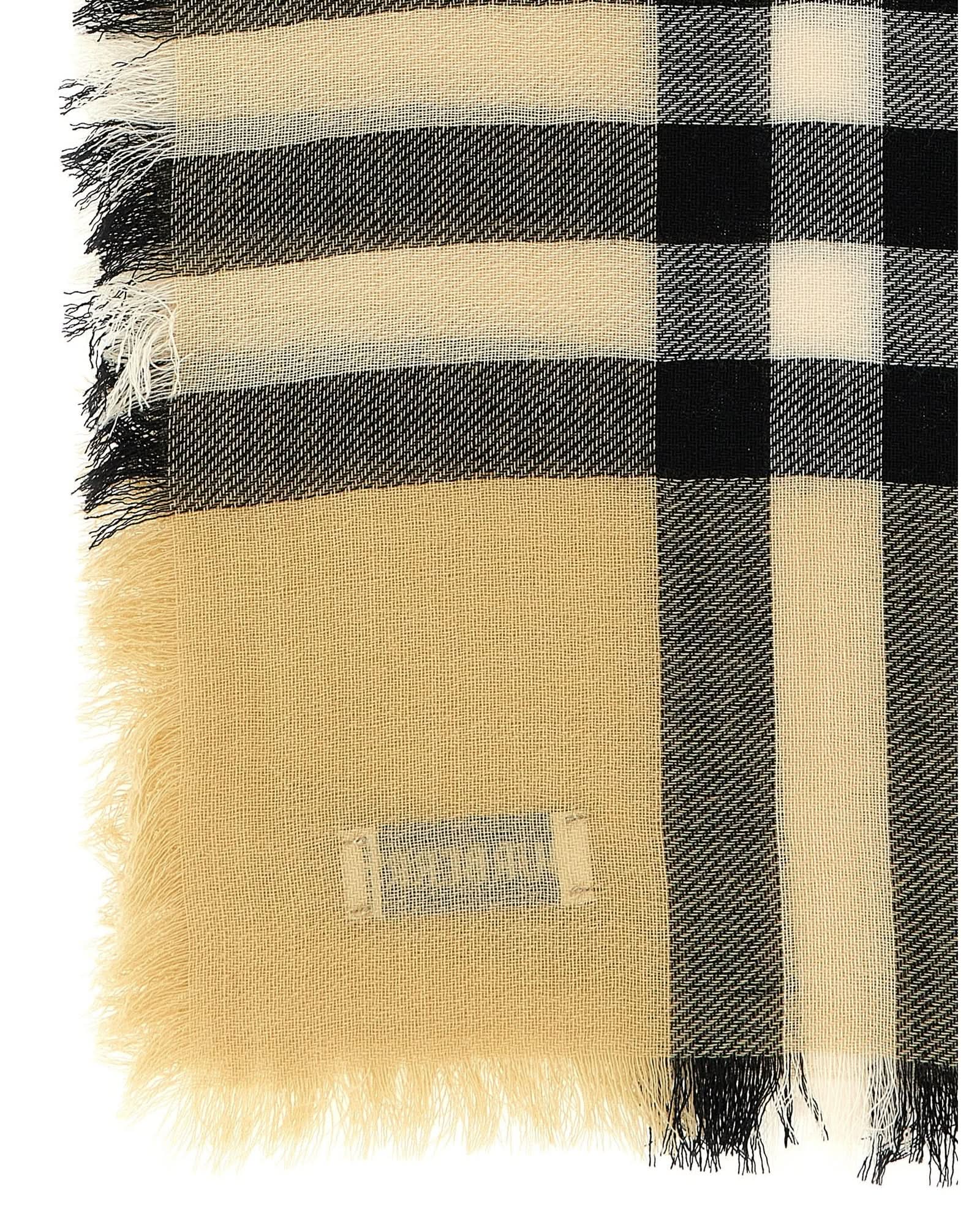 Burberry Wool Check Scarf Glam Steals