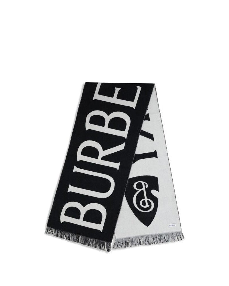 Burberry Wool Logo Scarf Glam Steals