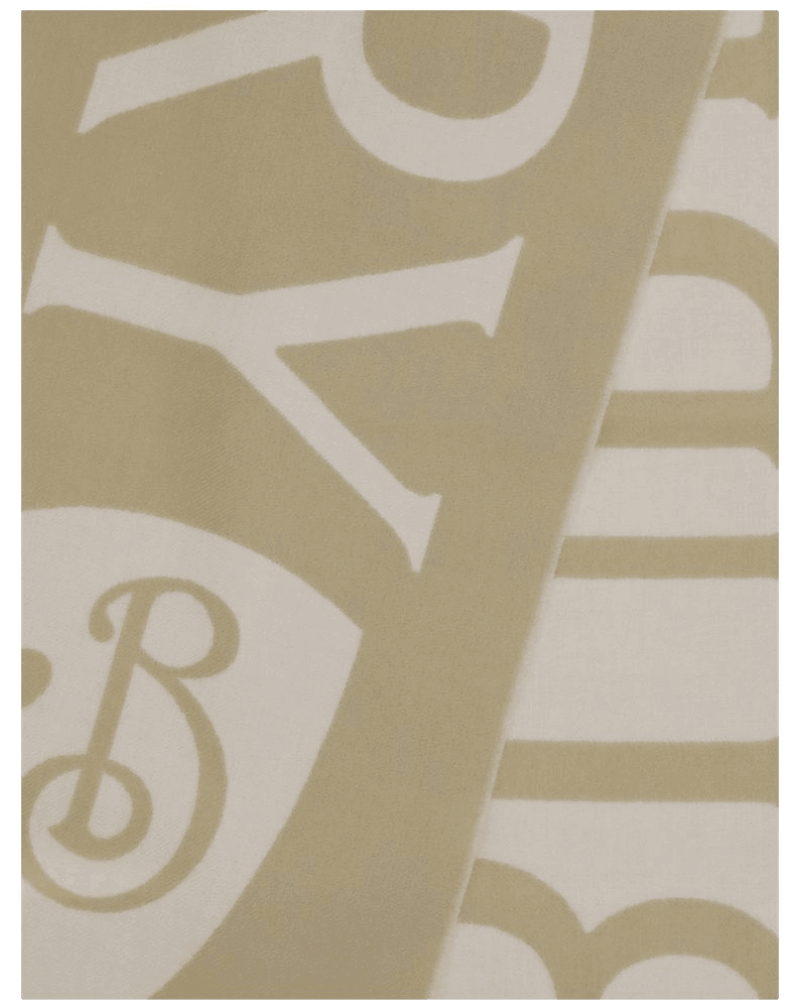Burberry Wool Logo Scarf Scarves & Shawls