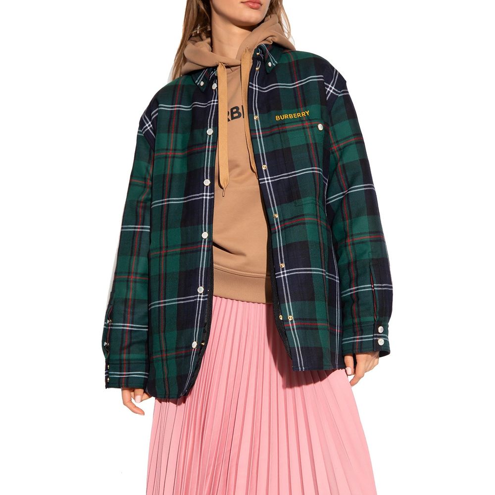 Burberry Wool Pattern Shirt Glam Steals