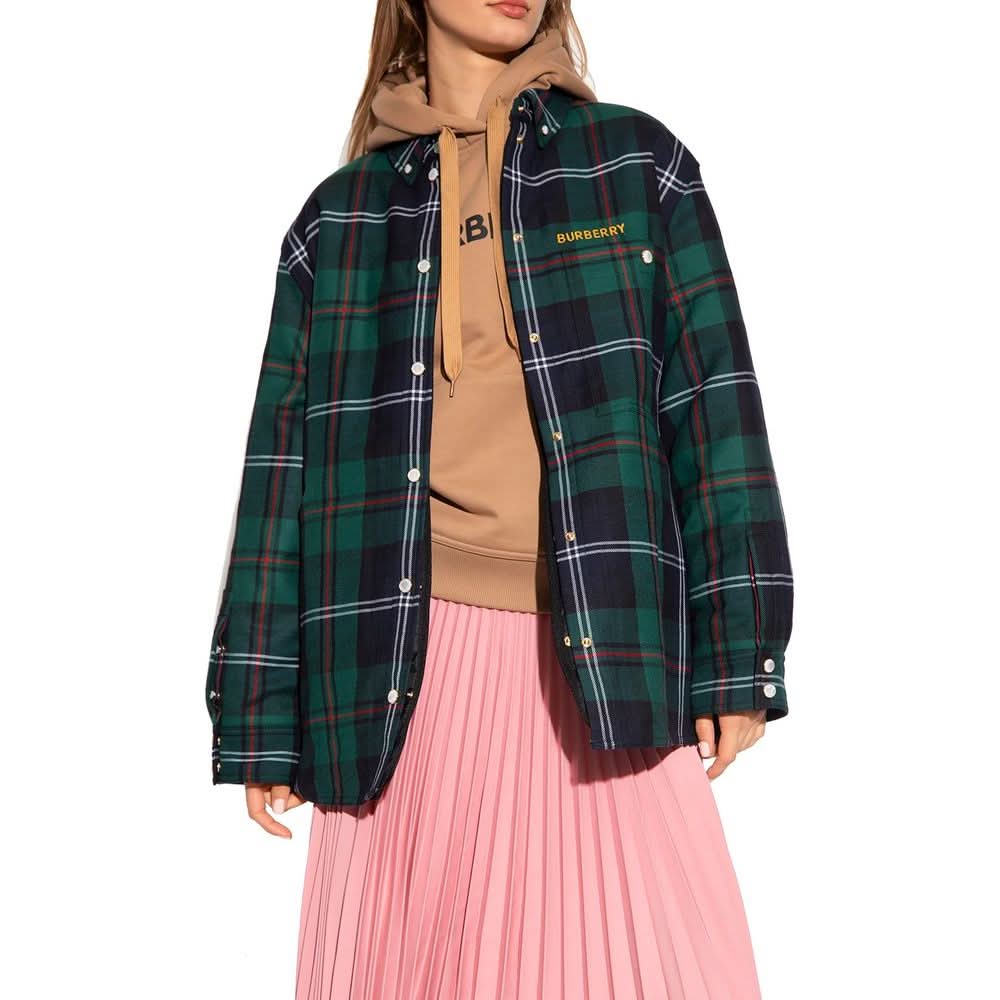 Burberry Wool Pattern Shirt