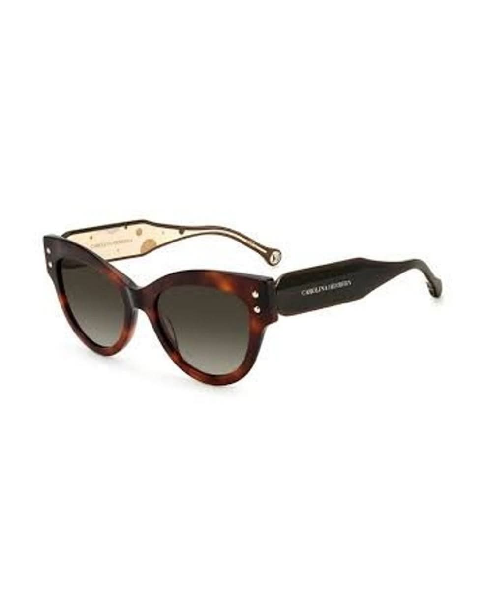 Carolina Herrera Bicolor Acetate Sunglasses