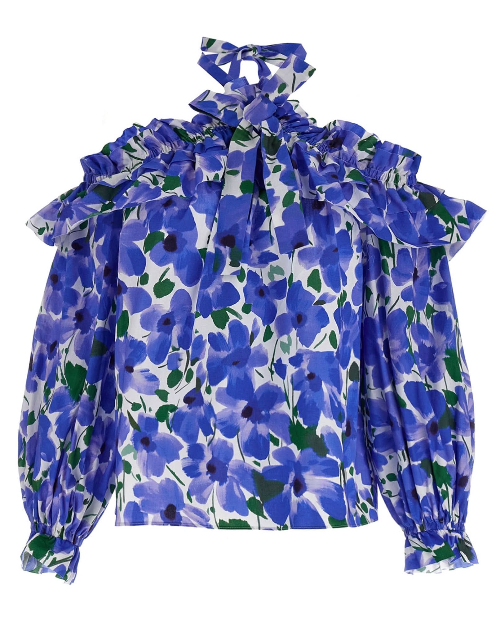 Carolina Herrera Floral Top Glam Steals