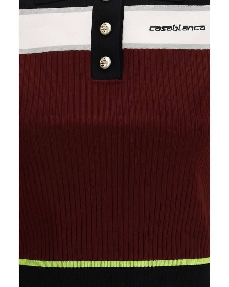 Casablanca Viscose Polo Shirt T-Shirts