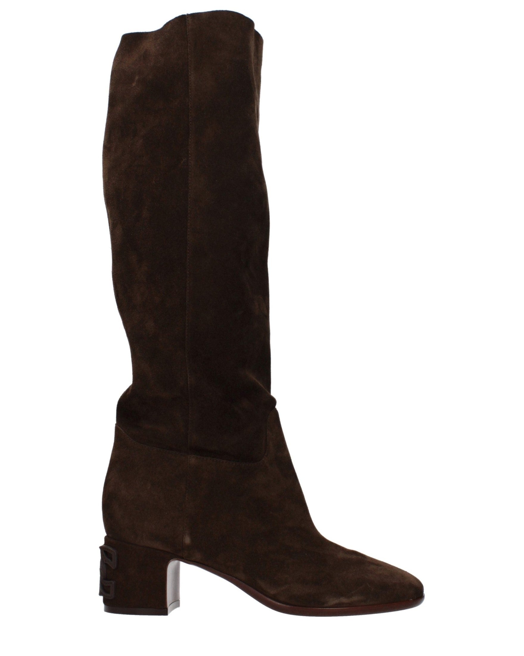 Casadei Brown Leather Boots Glam Steals