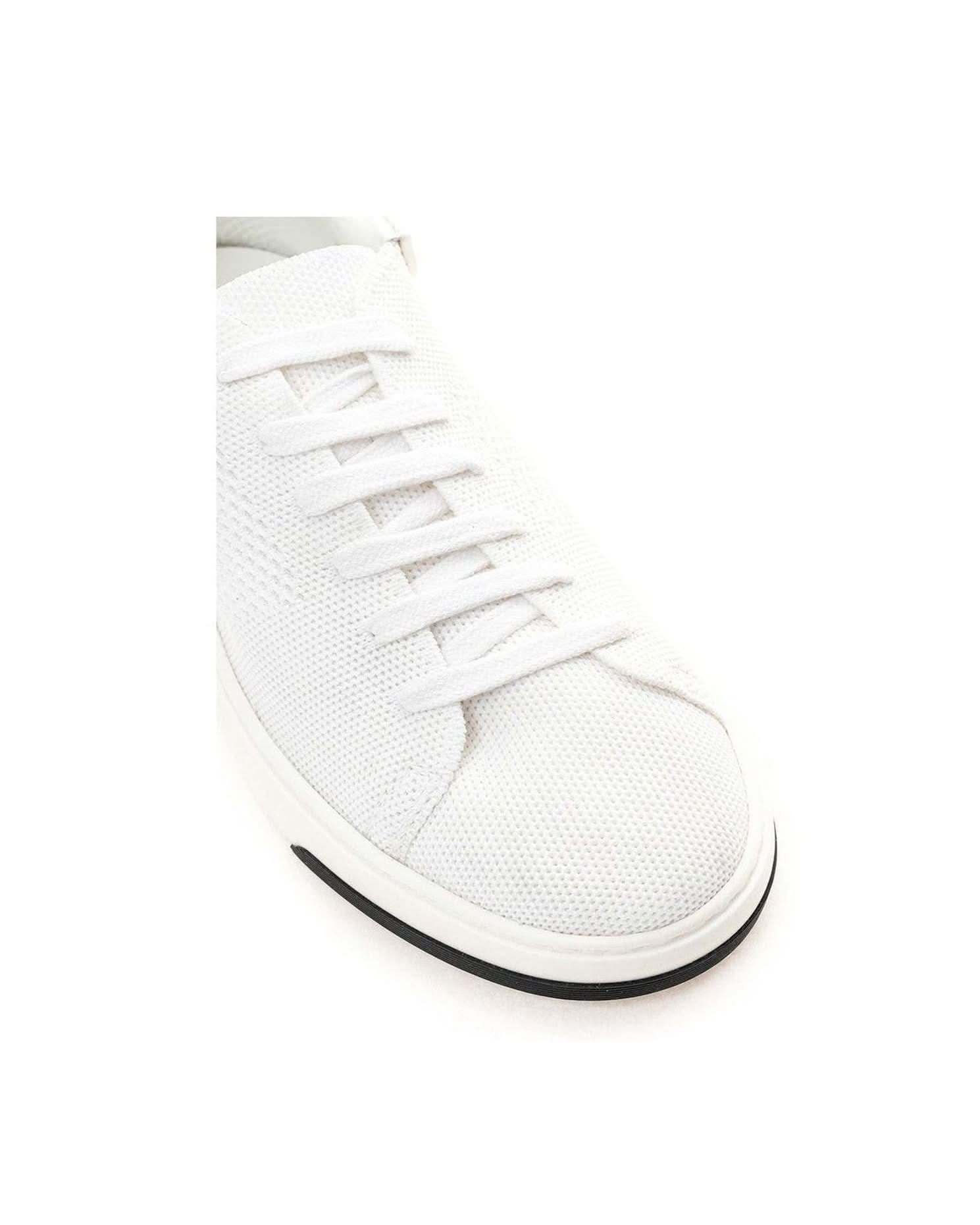 Casadei Elegant White Leather Sneakers Sneakers