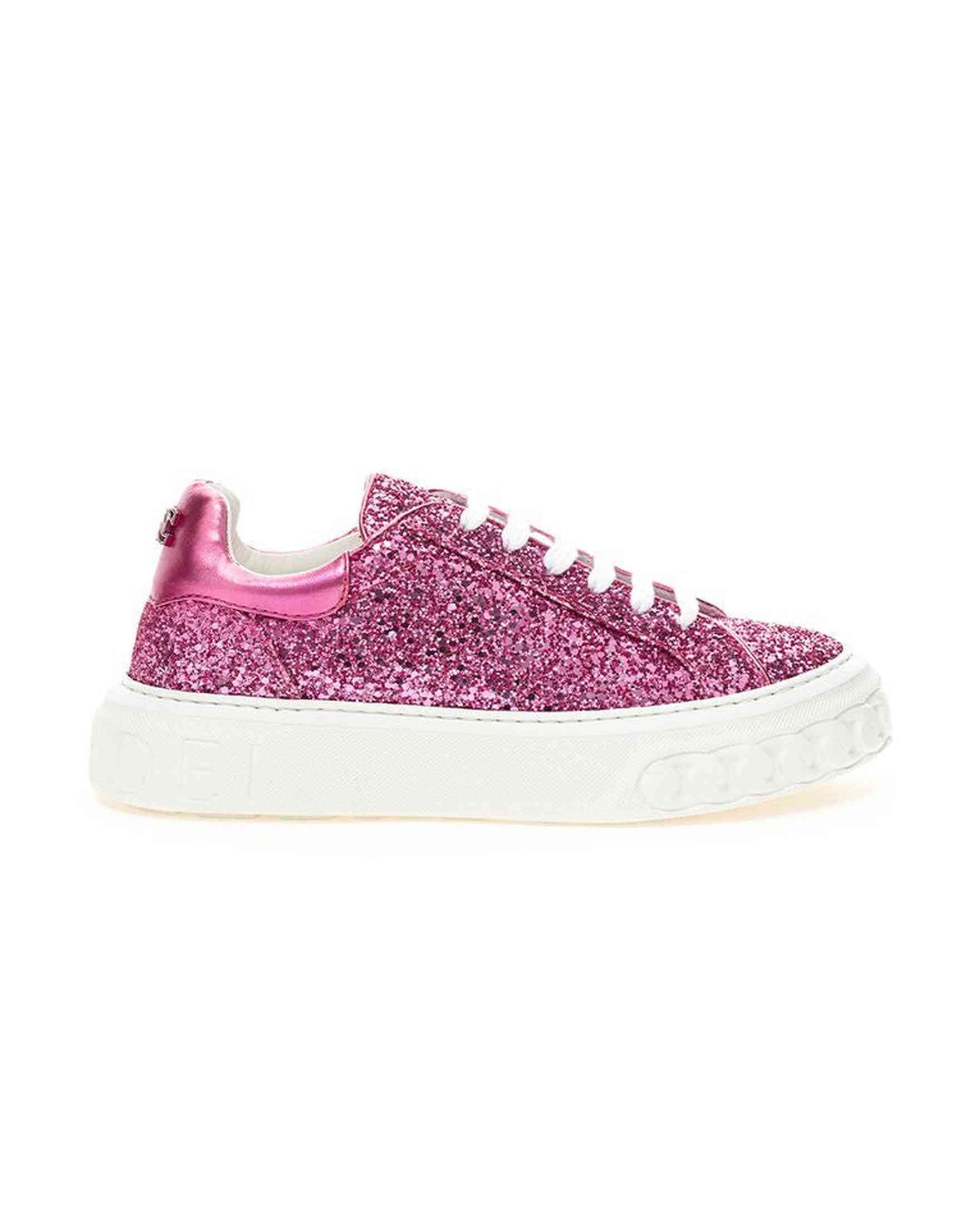 Casadei Fuchsia Leather Elegance Sneakers Glam Steals