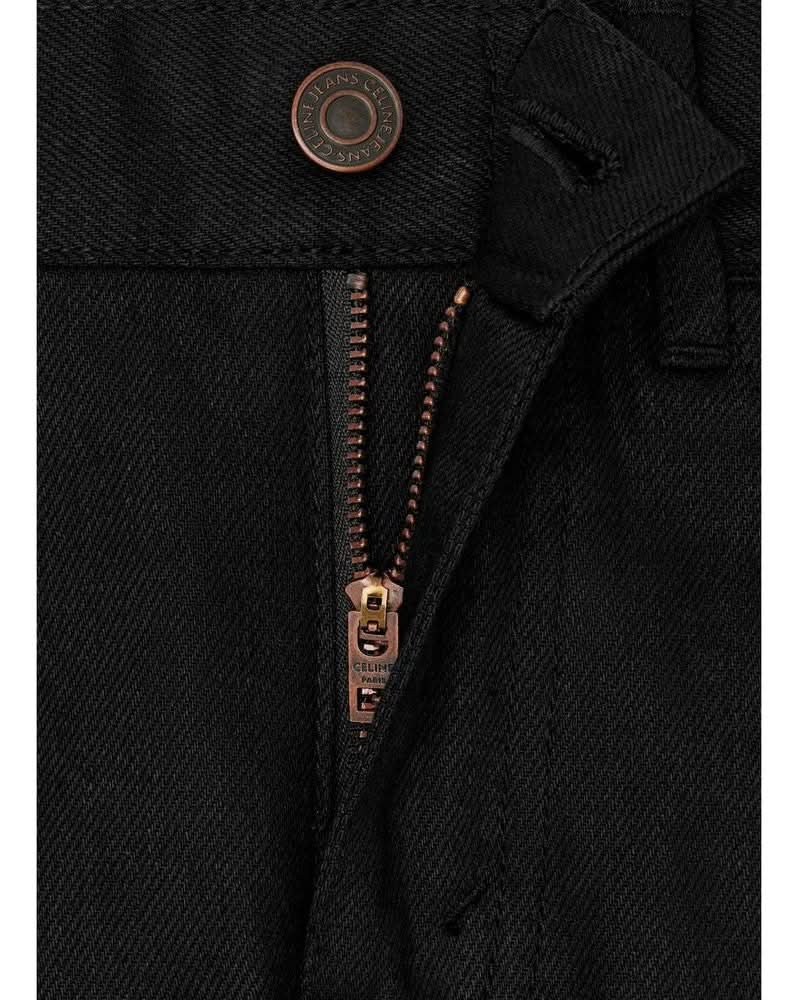 Celine Black Cotton Skinny Jeans Jeans