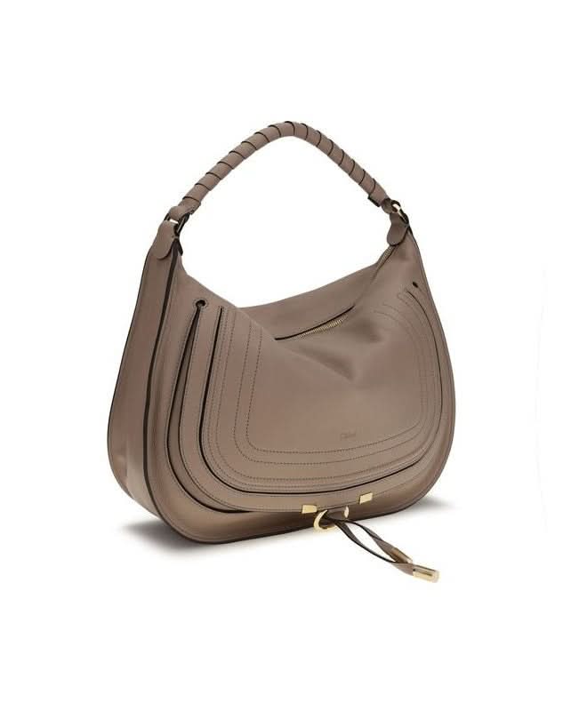 Chloé Beige Calf Leather Bos Taurus Shoulder Bag