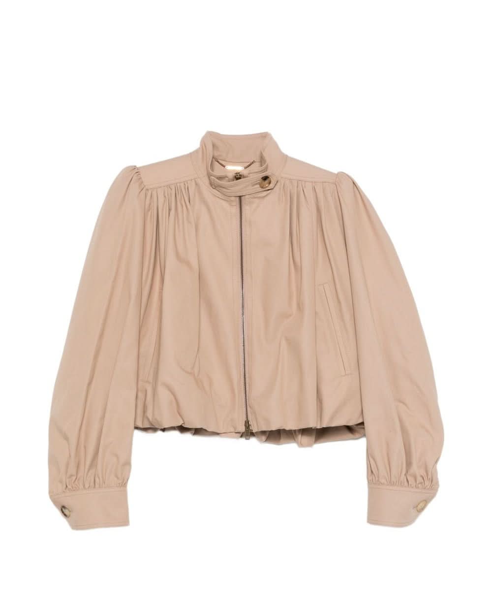 Chloé Beige Coat Jackets