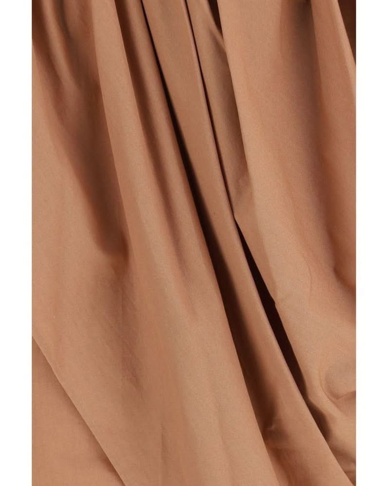 Chloé Beige Cotton Midi Skirt Glam Steals