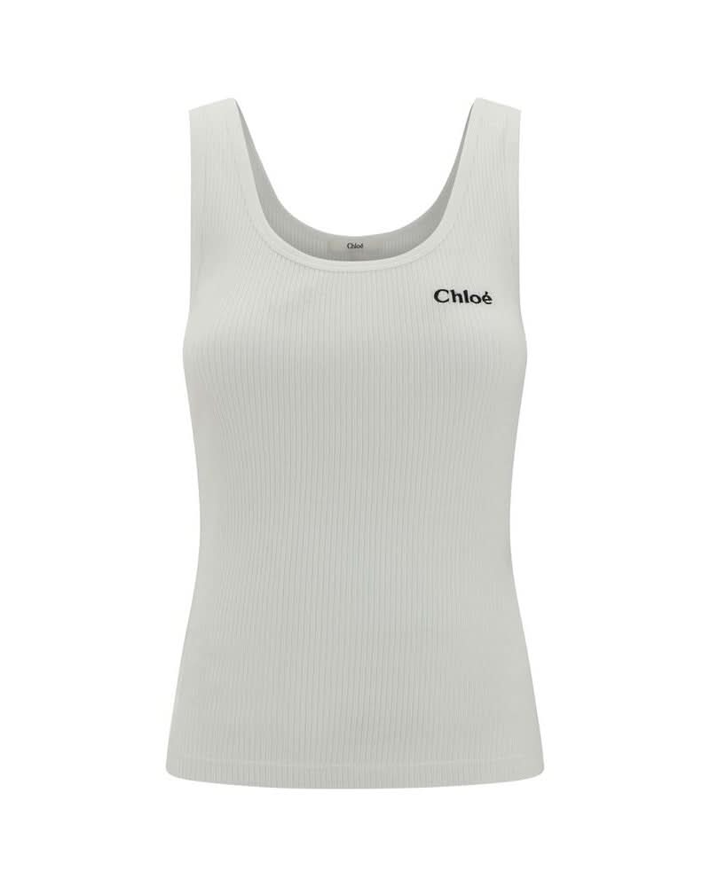 Chloé Beige Cotton Top Glam Steals