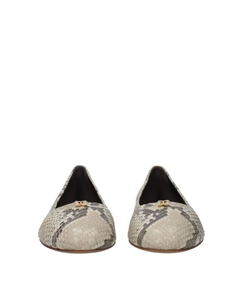 Chloé Beige Goatskin Ballet Flats Glam Steals