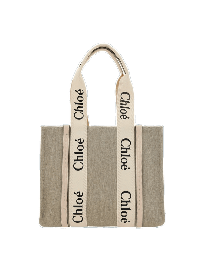 Chloé Beige Linen Handbag Glam Steals