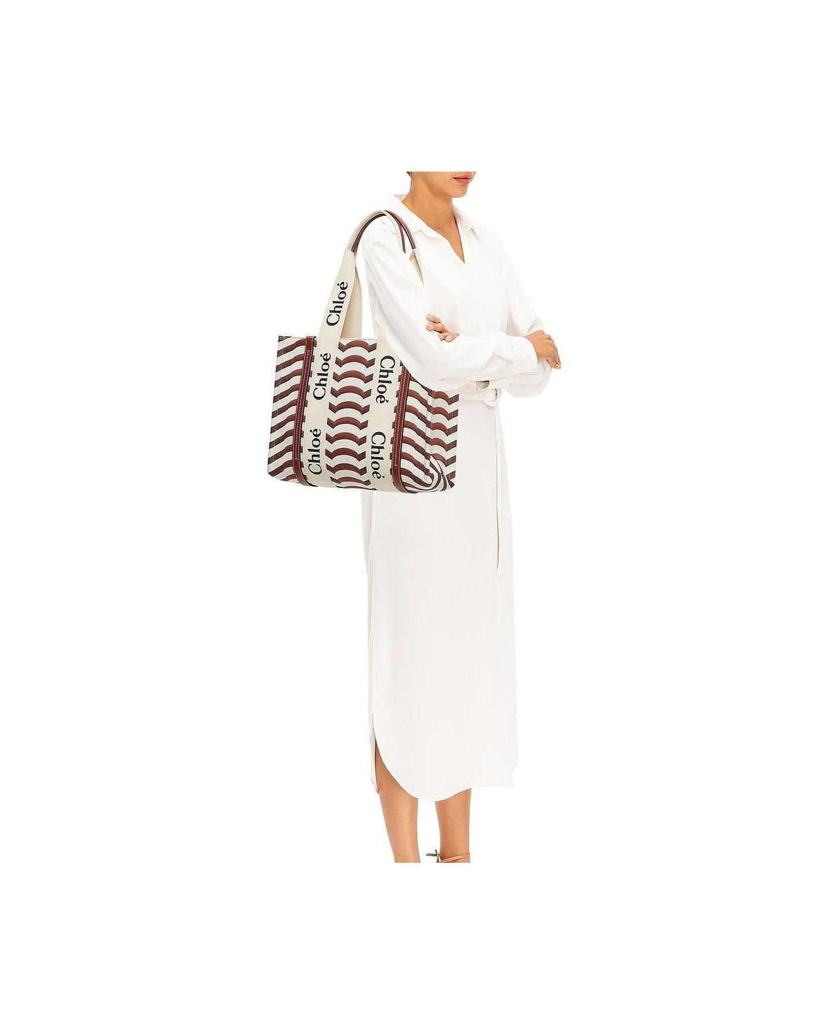 Chloé Beige Linen Tote Bag Glam Steals
