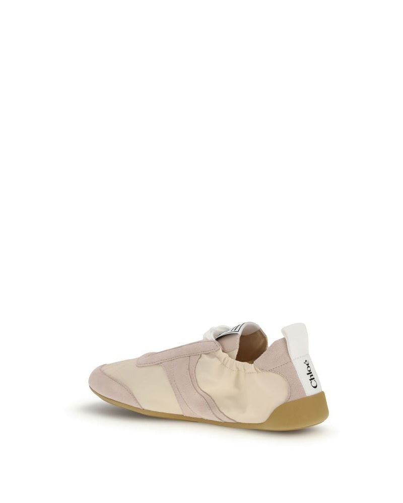 Chloé Beige Nylon Athletic Sneakers Glam Steals