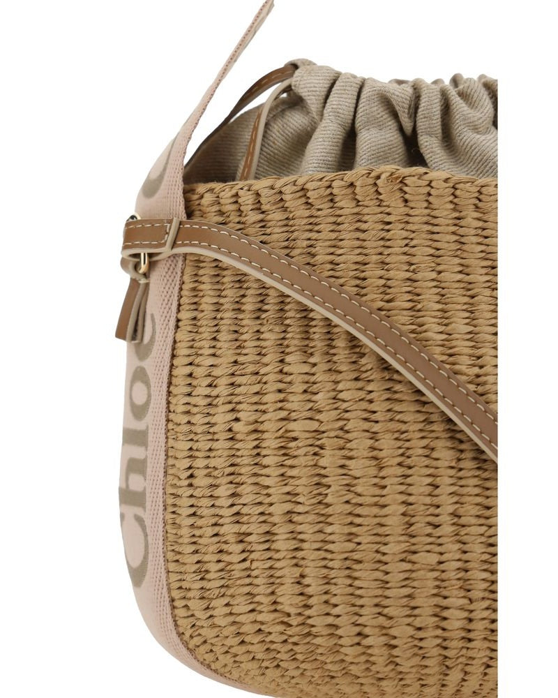Chloé Beige Raffia Shoulder Bag Glam Steals