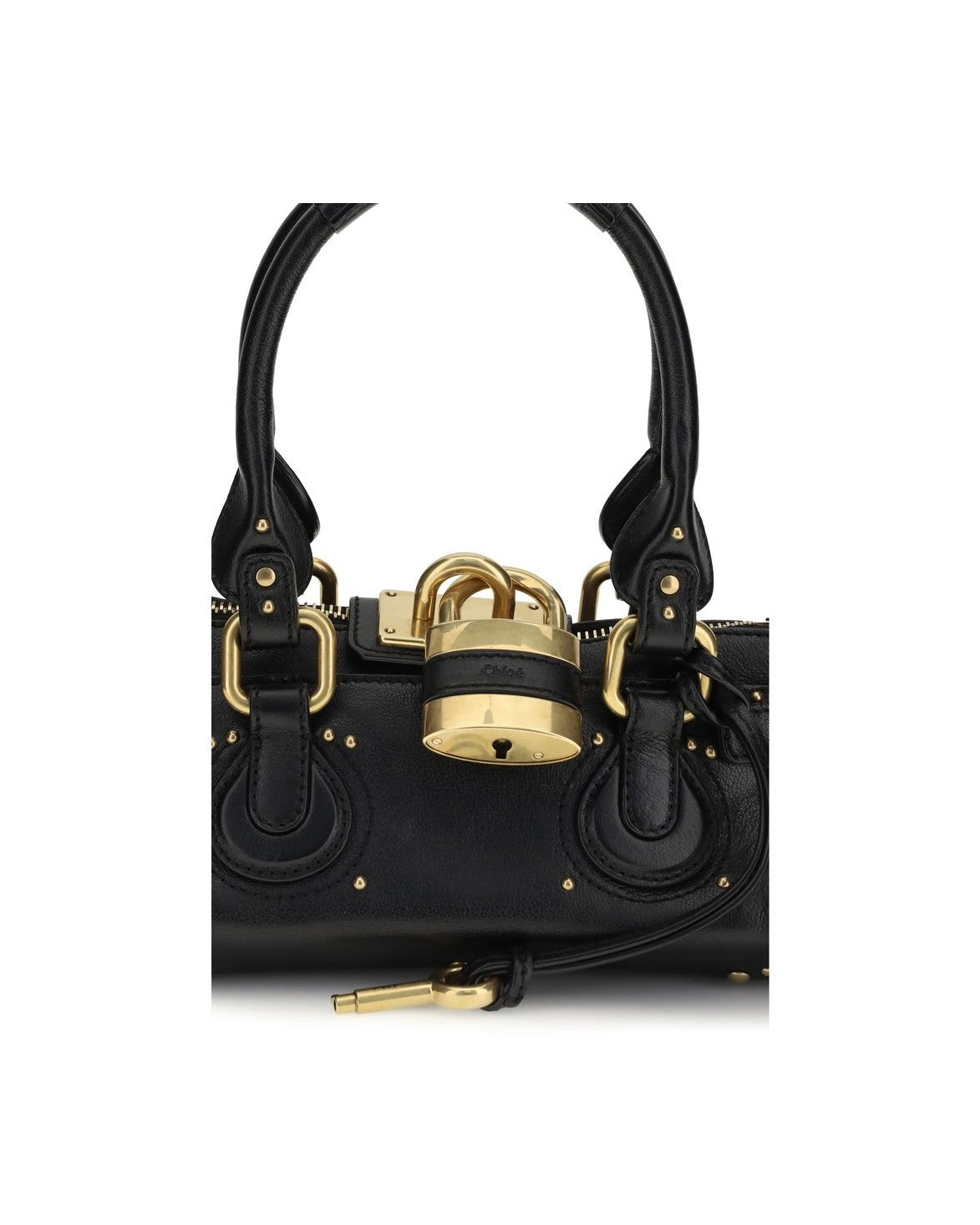 Chloé Black Calf Leather Bos Taurus Shoulder Bag Glam Steals