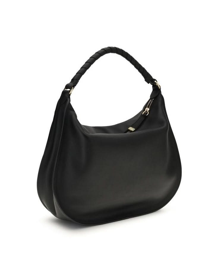 Chloé Black Calf Leather Bos Taurus Shoulder Bag Shoulder Bags