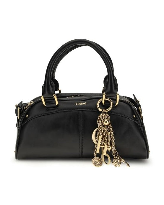 Chloé Black Calf Leather Bos Taurus Shoulder Bag Glam Steals
