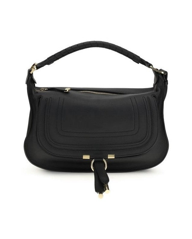 Chloé Black Calf Leather Bos Taurus Shoulder Bag Shoulder Bags